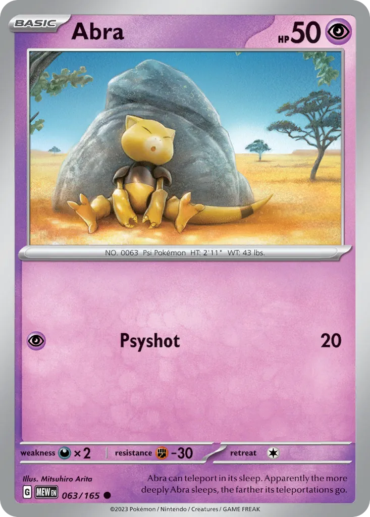 Abra — SV: Scarlet & Violet 151 — Pokemon