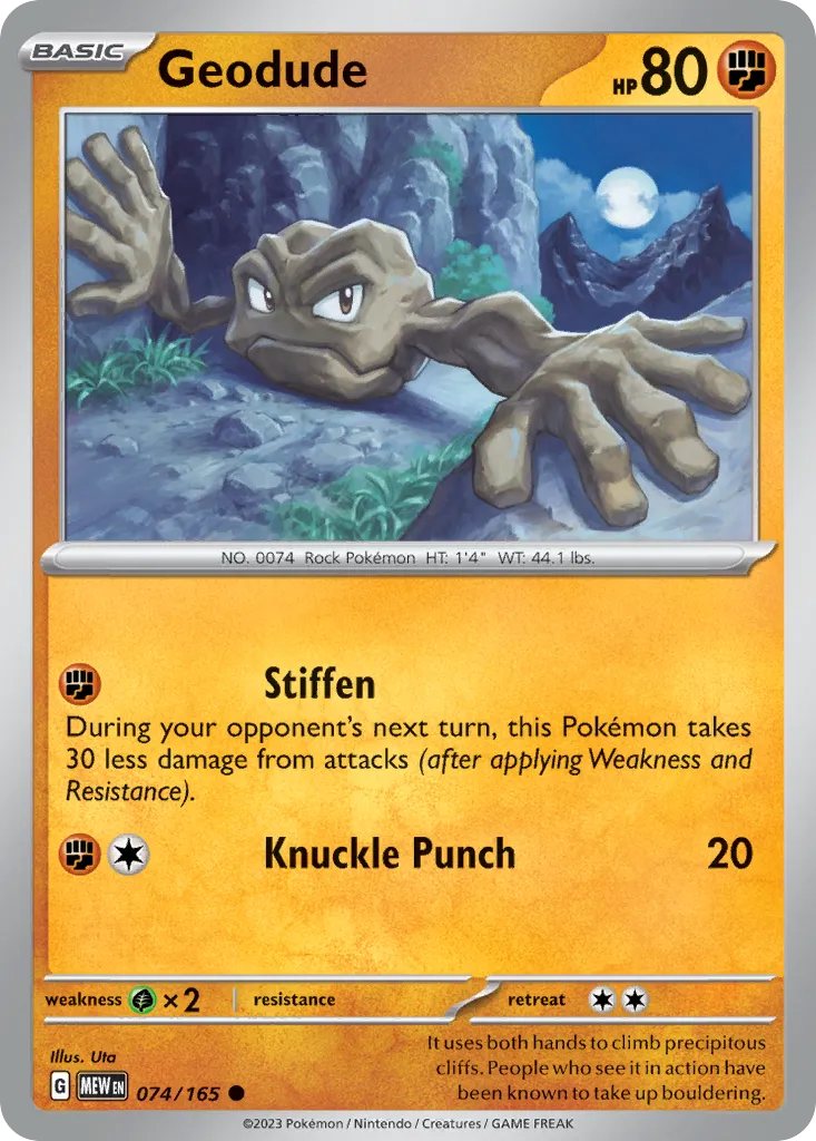 Geodude — SV: Scarlet & Violet 151 — Pokémon