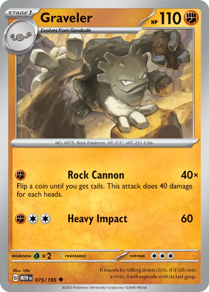 Graveler — SV: Scarlet & Violet 151 — Pokémon