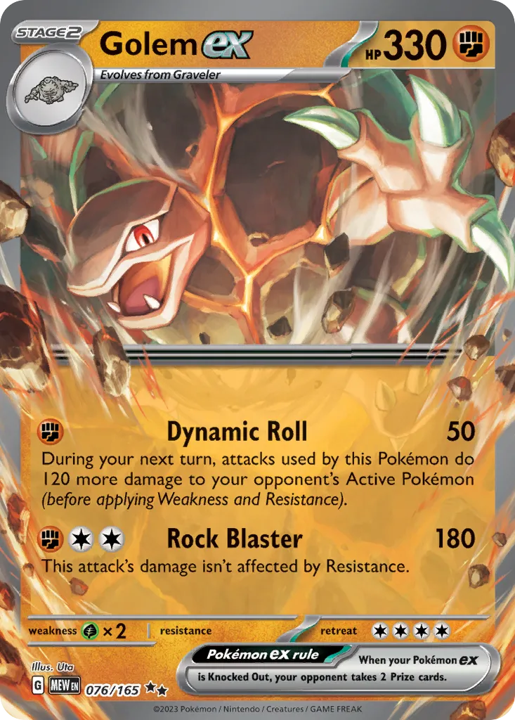 Golem ex — SV: Scarlet & Violet 151 — Pokémon