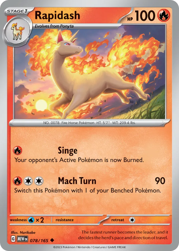 Rapidash — SV: Scarlet & Violet 151 — Pokémon