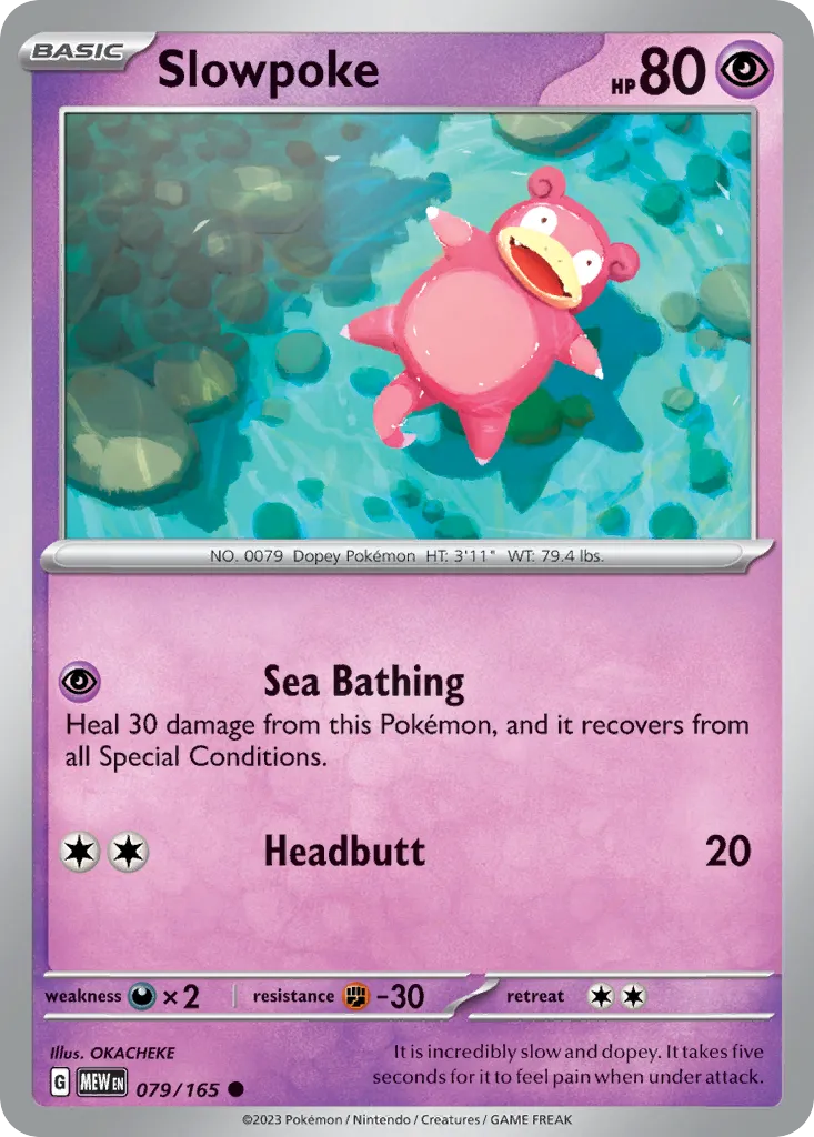 Slowpoke — SV: Scarlet & Violet 151 — Pokémon