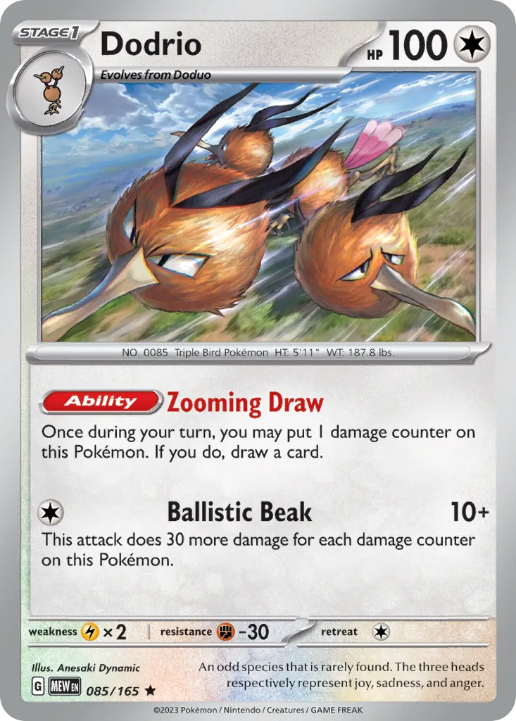Dodrio — SV: Scarlet & Violet 151 — Pokémon