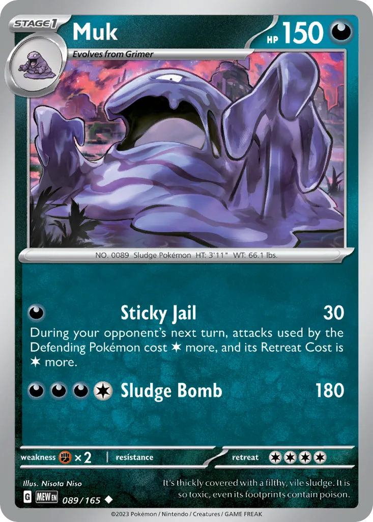 Muk — SV: Scarlet & Violet 151 — Pokemon