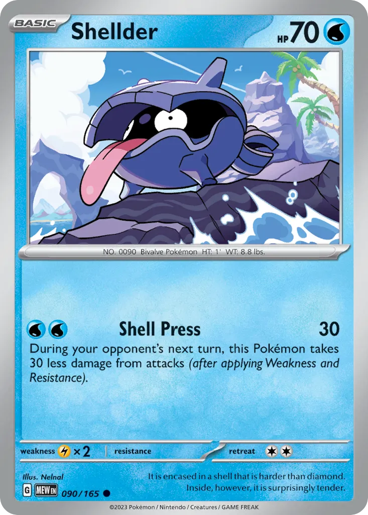 Shellder — SV: Scarlet & Violet 151 — Pokémon
