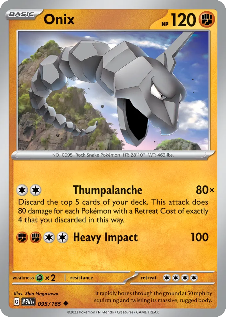 Onix — SV: Scarlet & Violet 151 — Pokémon