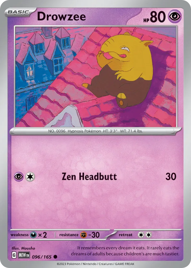 Drowzee — SV: Scarlet & Violet 151 — Pokémon