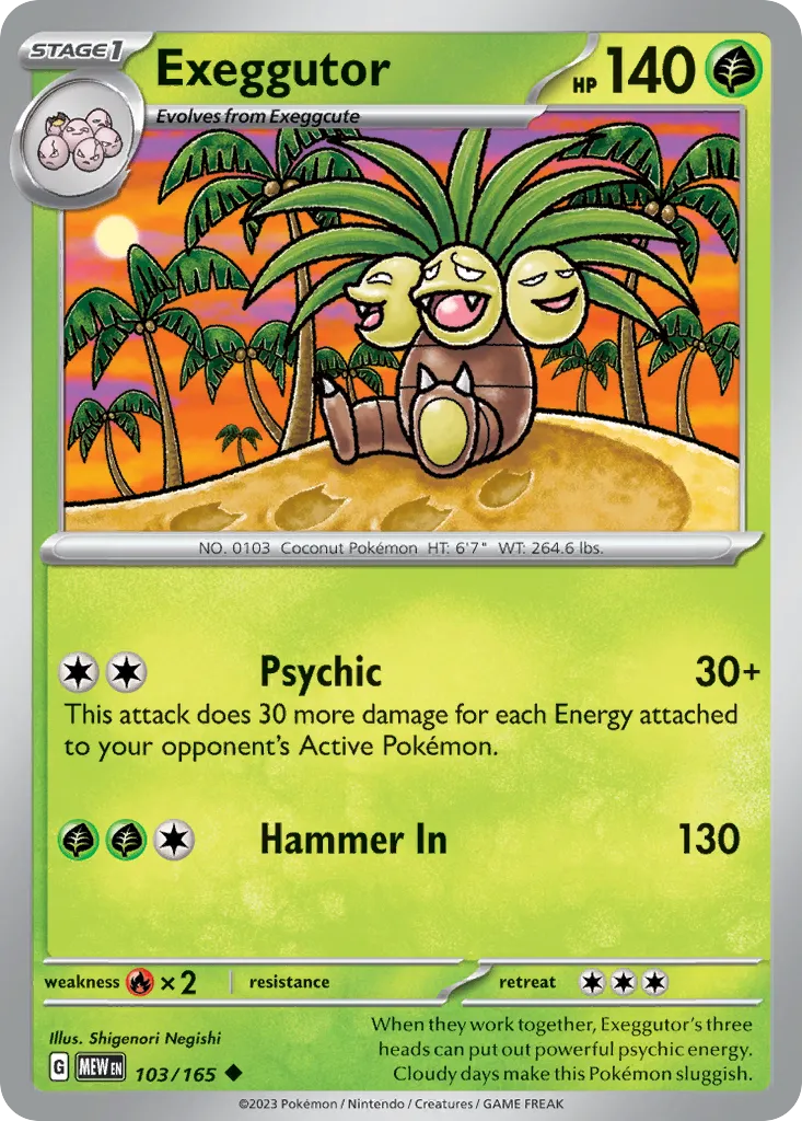 Exeggutor — SV: Scarlet & Violet 151 — Pokémon