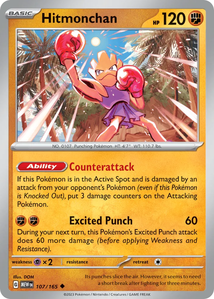 Hitmonchan — SV: Scarlet & Violet 151 — Pokémon