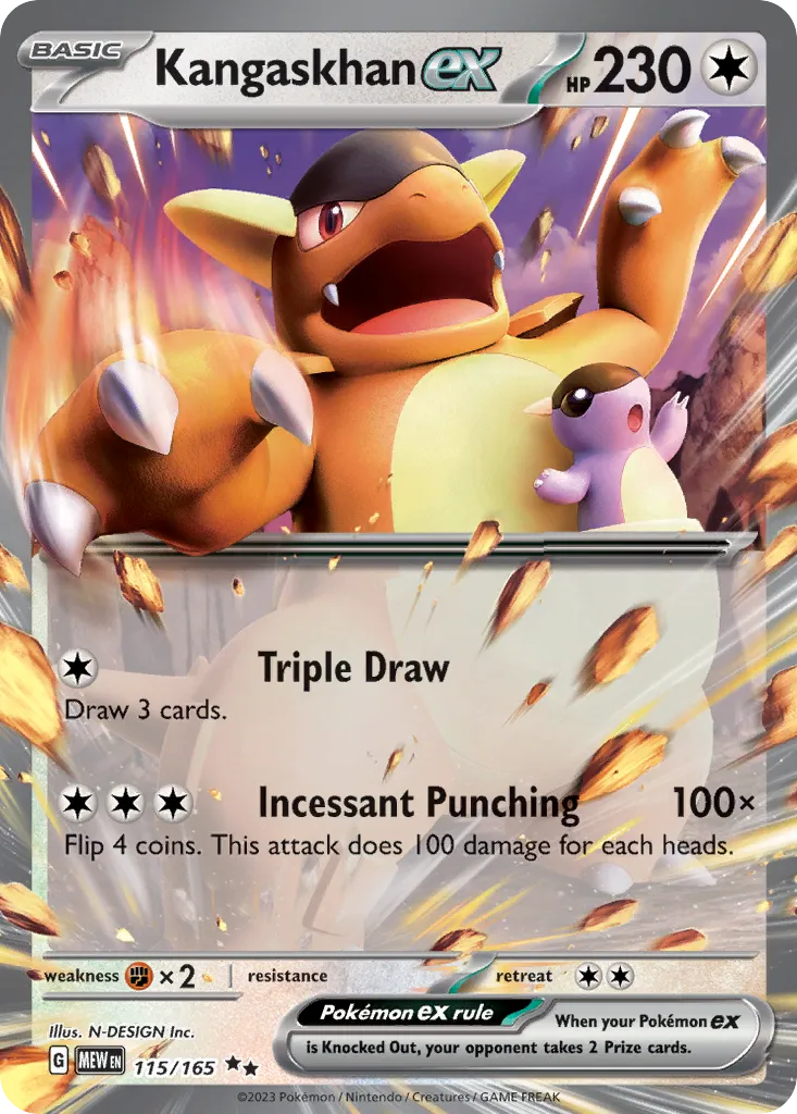 Kangourex ex from SV: Scarlet & Violet 151 - Pokemon