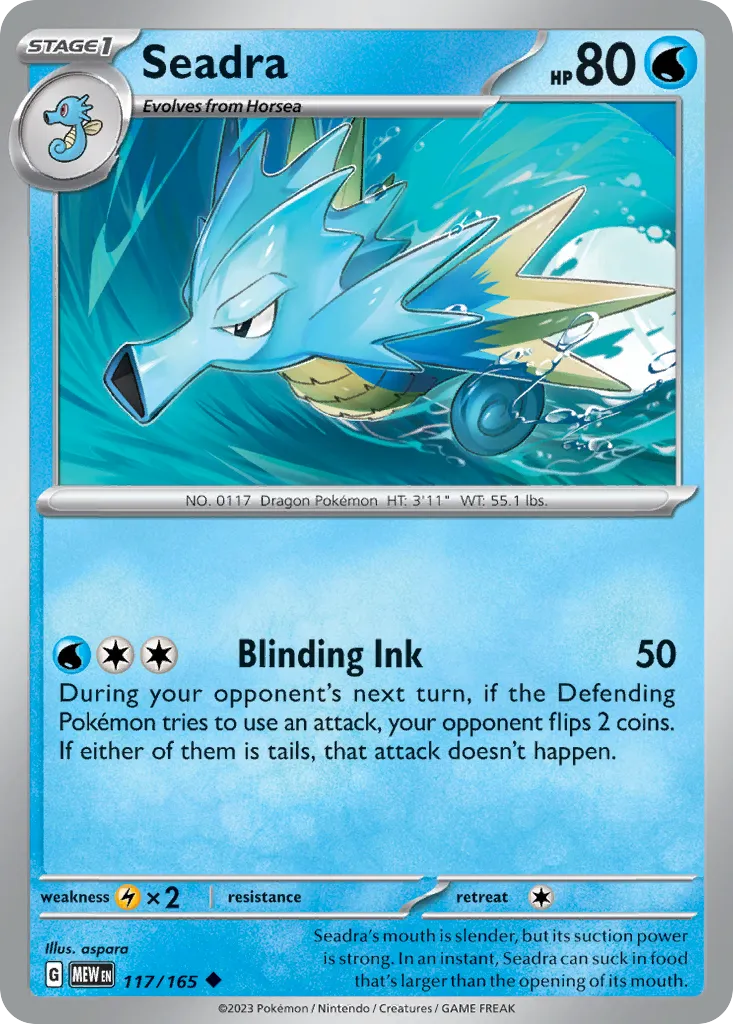 Seadra — SV: Scarlet & Violet 151 — Pokémon