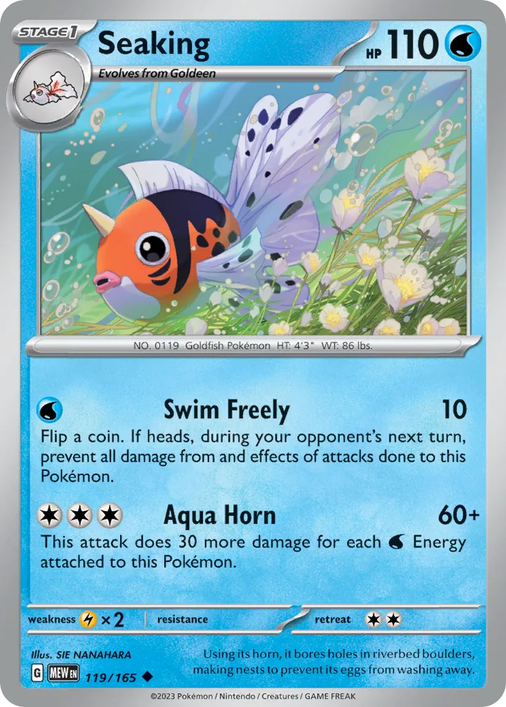 Seaking — SV: Scarlet & Violet 151 — Pokémon