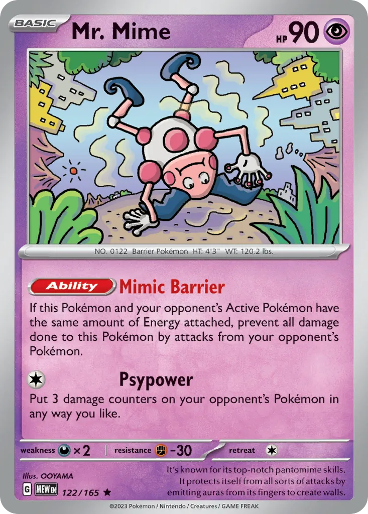 Mr. Mime from SV: Scarlet & Violet 151 - Pokemon