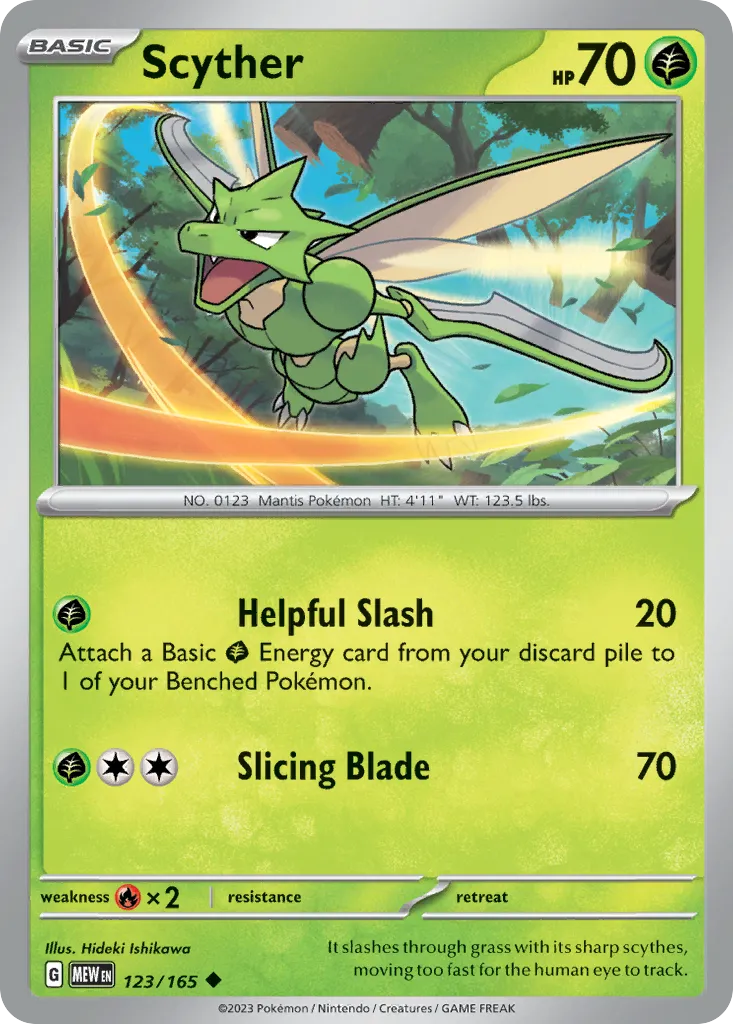 Scyther — SV: Scarlet & Violet 151 — Pokémon