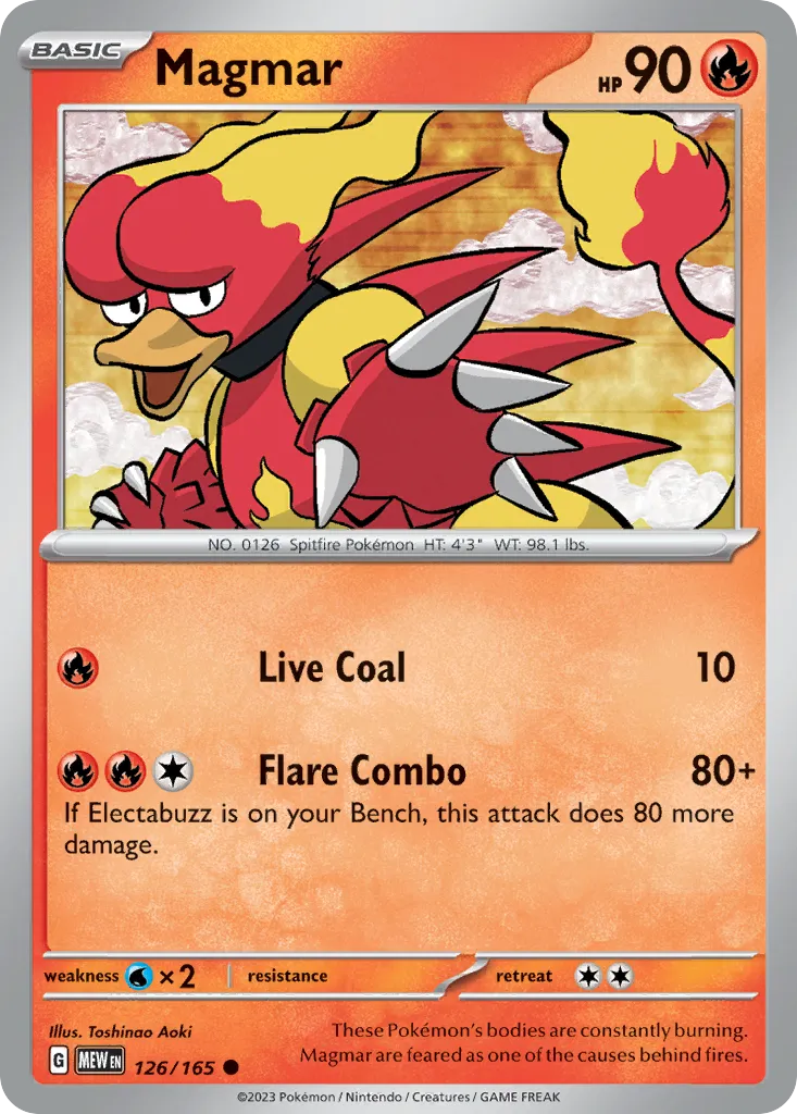 Magmar — SV: Scarlet & Violet 151 — Pokémon