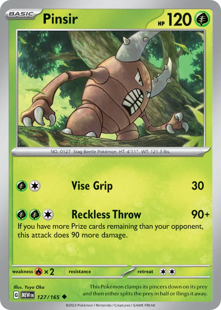 Pinsir — SV: Scarlet & Violet 151 — Pokémon