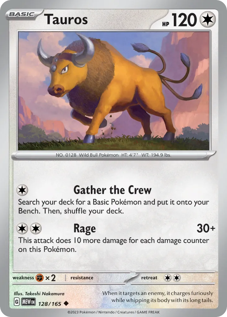Tauros — SV: Scarlet & Violet 151 — Pokémon