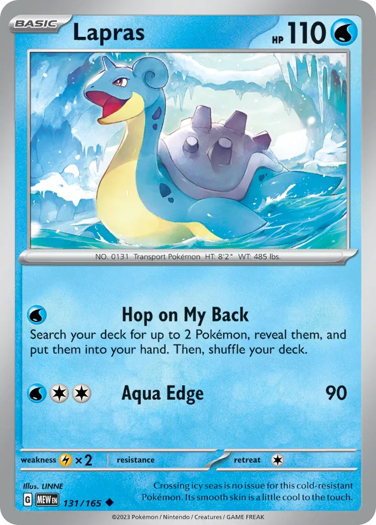 Lapras from SV: Scarlet & Violet 151 - Pokemon
