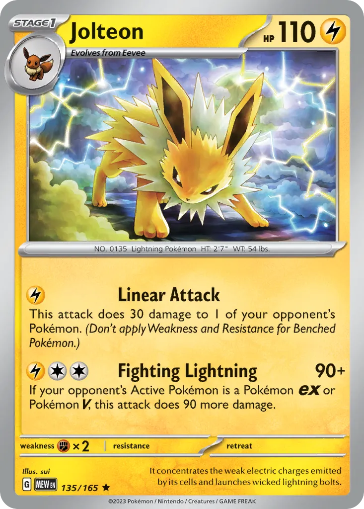 Jolteon — SV: Scarlet & Violet 151 — Pokémon