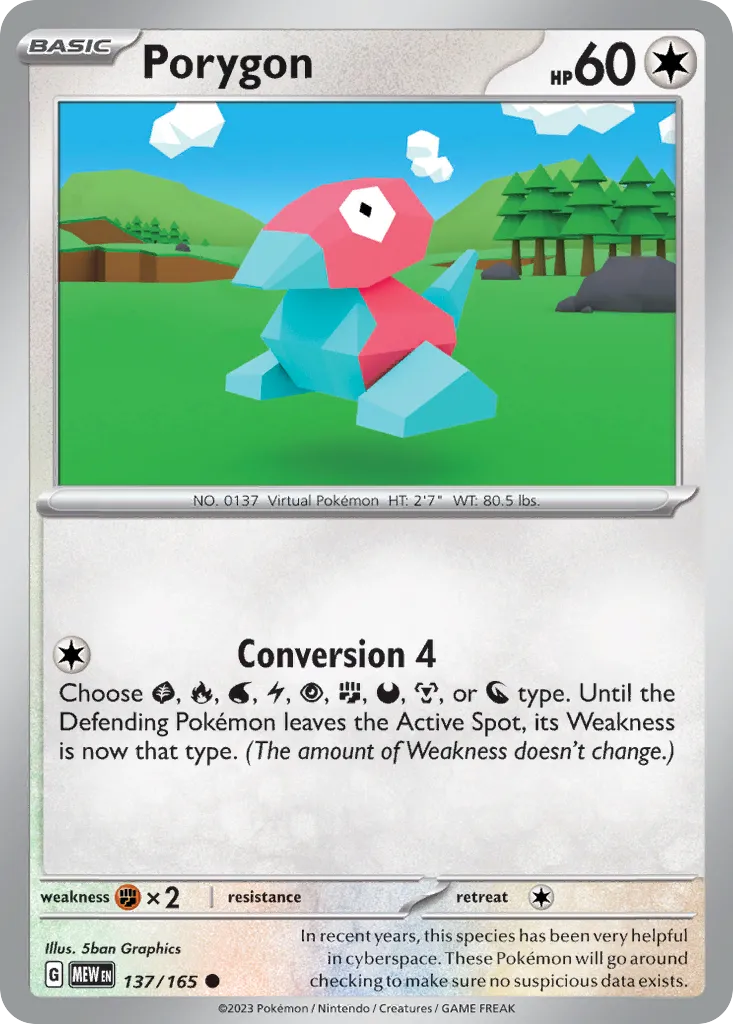 Porygon — SV: Scarlet & Violet 151 — Pokémon