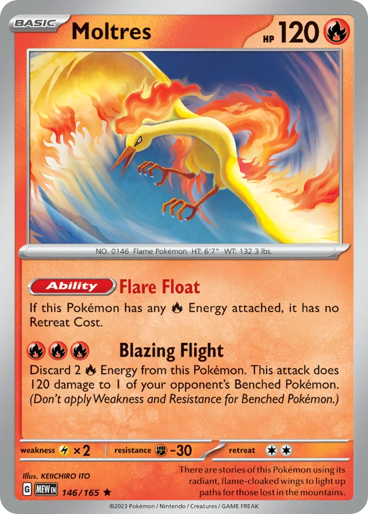 Moltres — SV: Scarlet & Violet 151 — Pokémon