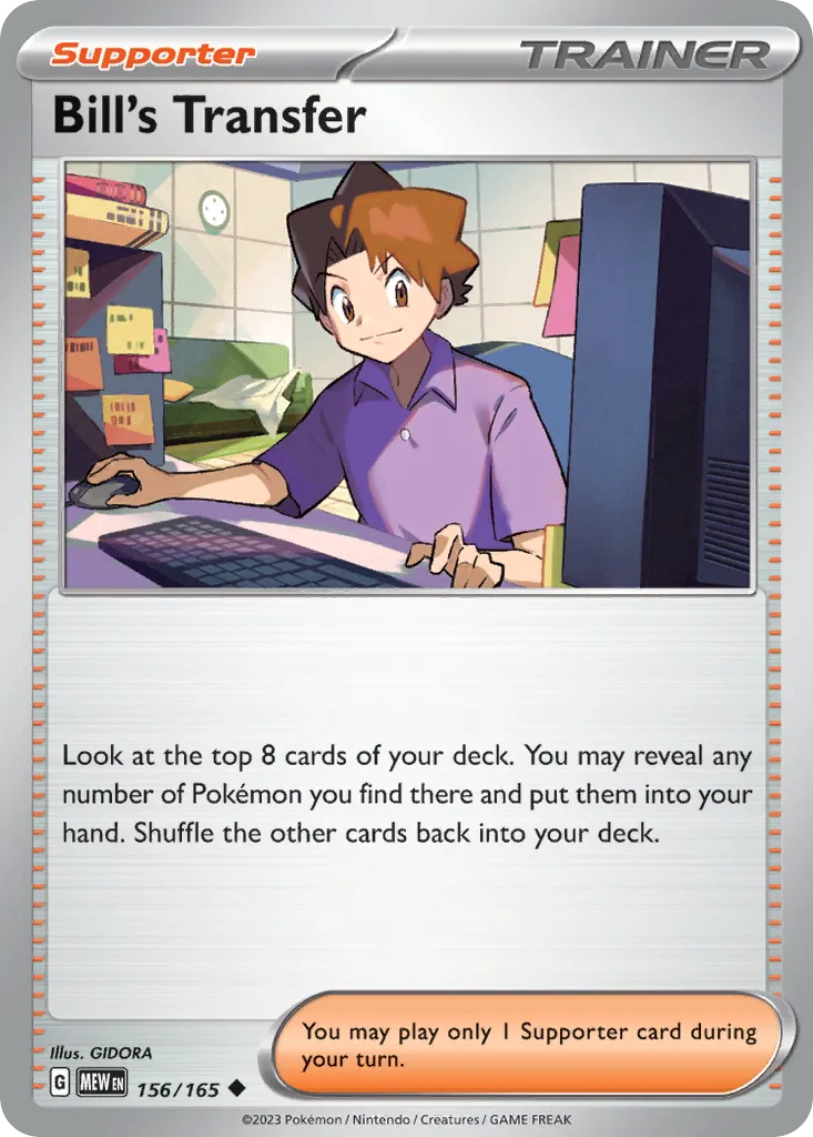Bill's Transfer — SV: Scarlet & Violet 151 — Pokémon