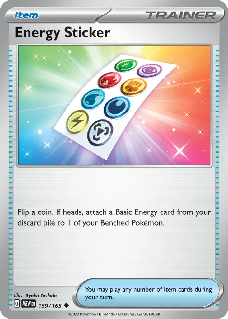 Energy Sticker — SV: Scarlet & Violet 151 — Pokémon