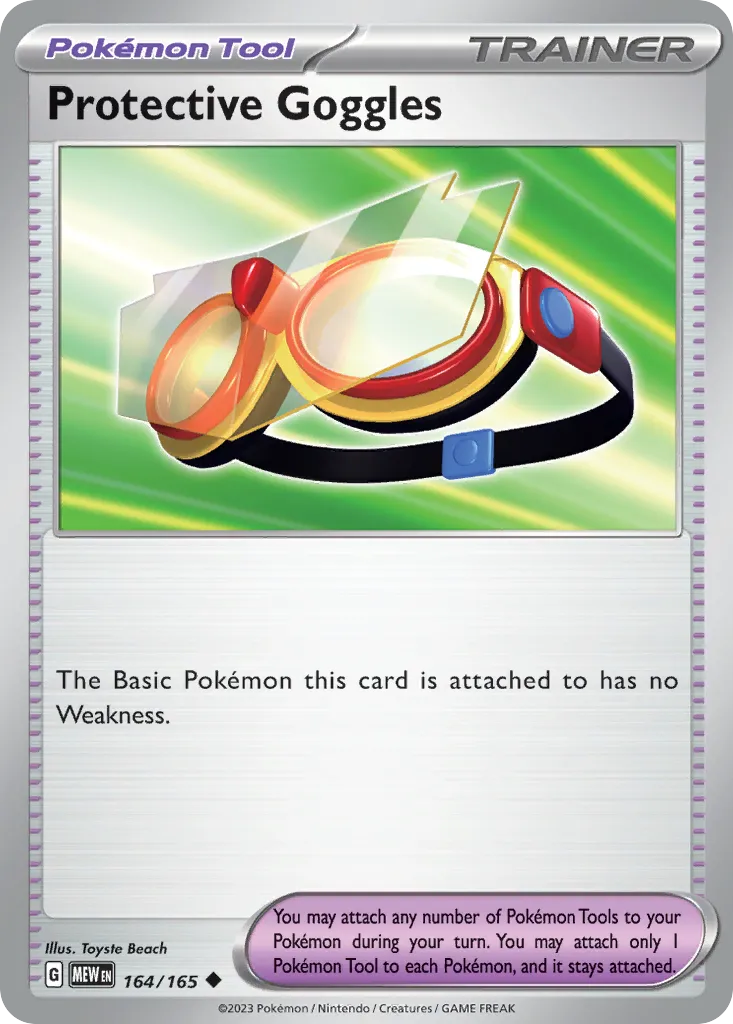 Protective Goggles — SV: Scarlet & Violet 151 — Pokémon