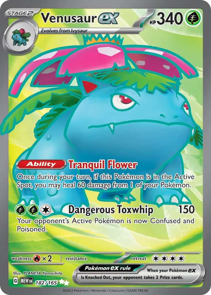 Venusaur ex — SV: Scarlet & Violet 151 — Pokémon