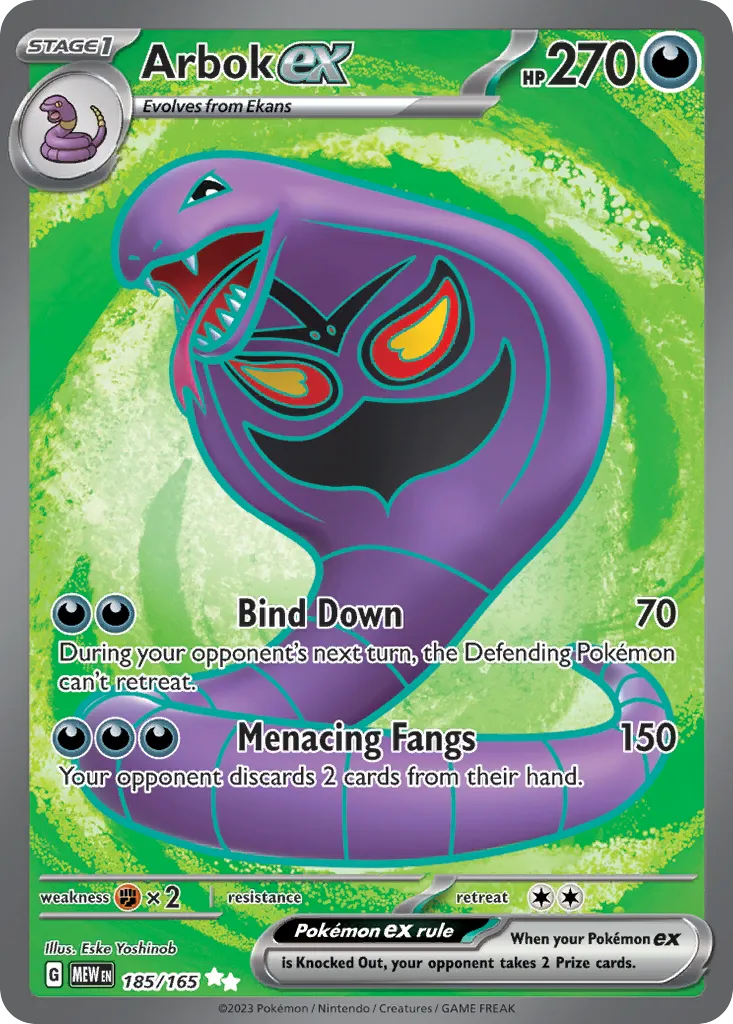 Arbok ex — SV: Scarlet & Violet 151 — Pokémon