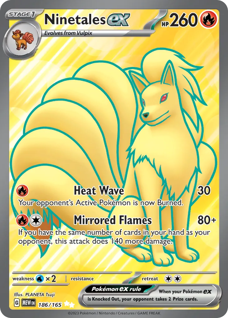 Ninetales ex — SV: Scarlet & Violet 151 — Pokémon