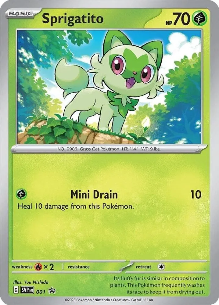 Sprigatito — SV: Scarlet & Violet Promo Cards — Pokémon