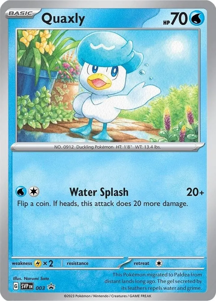 Quaxly — SV: Scarlet & Violet Promo Cards — Pokémon