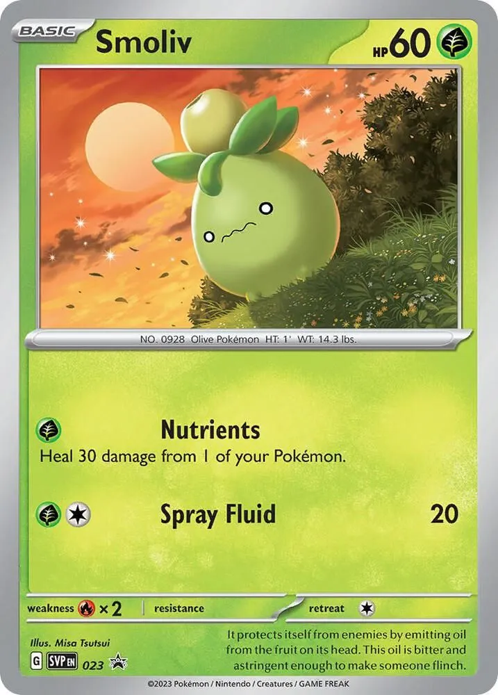 Smoliv — SV: Scarlet & Violet Promo Cards — Pokémon