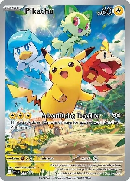 Pikachu — SV: Scarlet & Violet Promo Cards — Pokémon