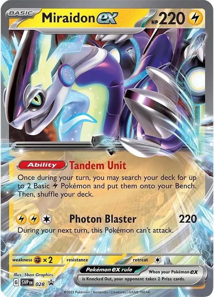 Miraidon ex — SV: Scarlet & Violet Promo Cards — Pokémon