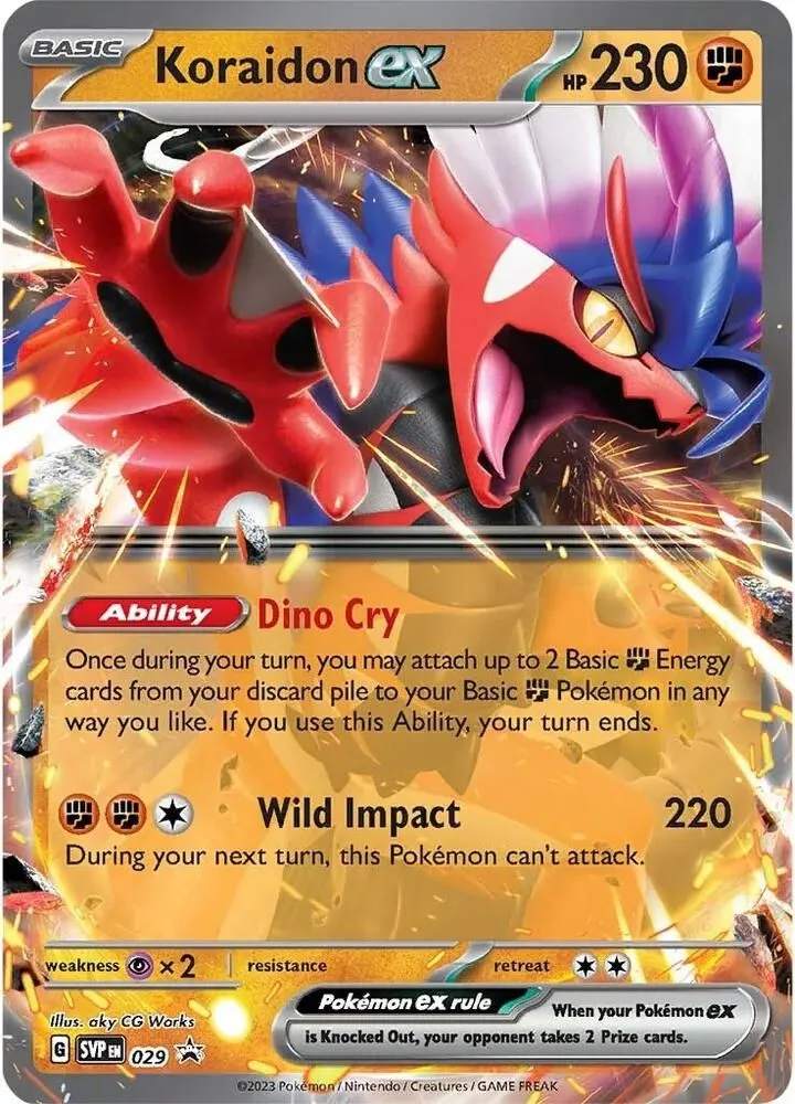 Koraidon ex — SV: Scarlet & Violet Promo Cards — Pokémon