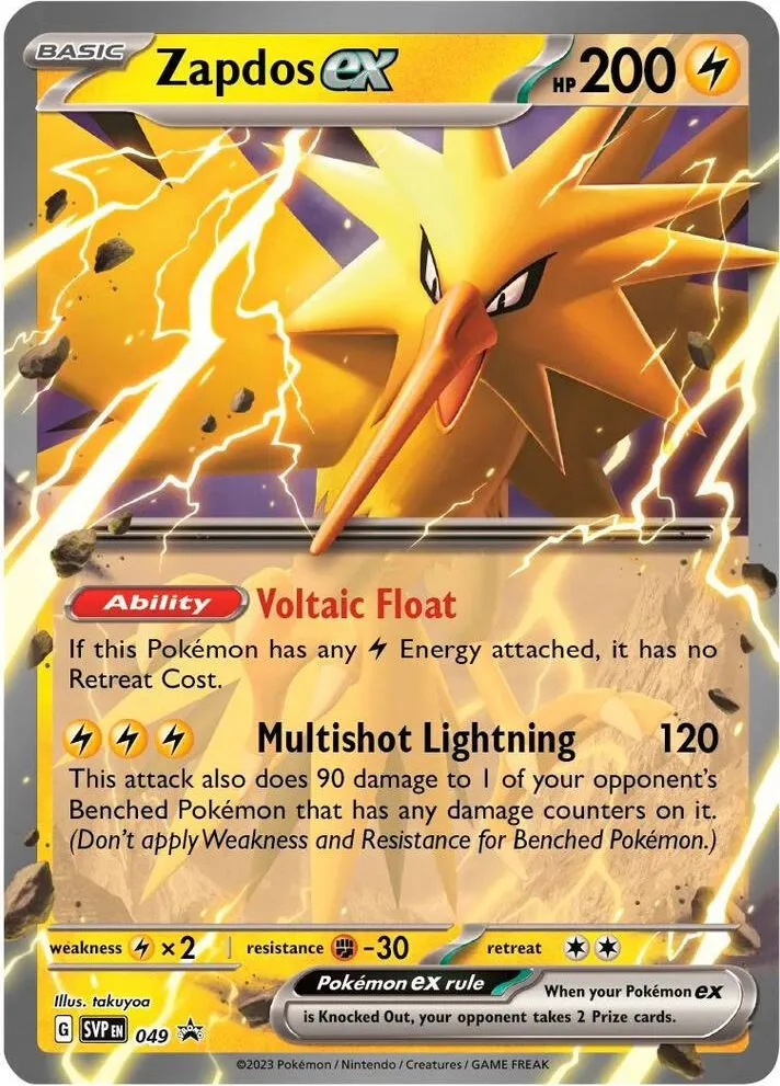 Zapdos ex — SV: Scarlet & Violet Promo Cards — Pokémon