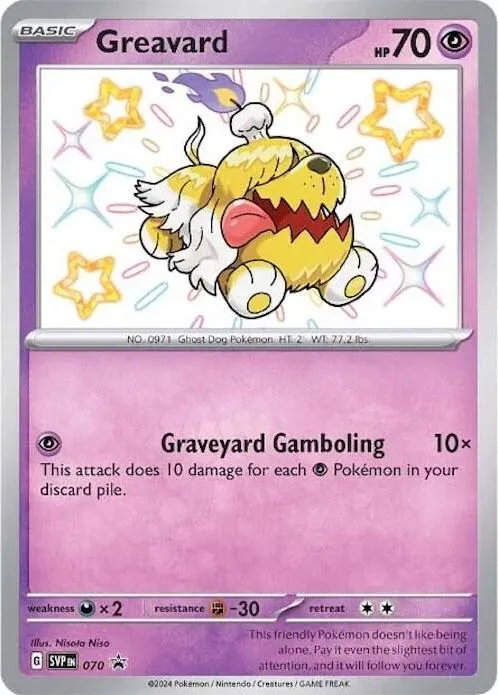 Greavard — SV: Scarlet & Violet Promo Cards — Pokémon