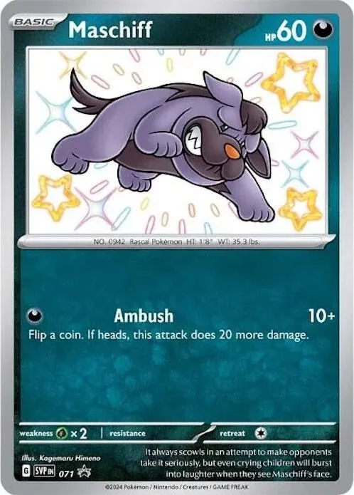 Maschiff — SV: Scarlet & Violet Promo Cards — Pokémon