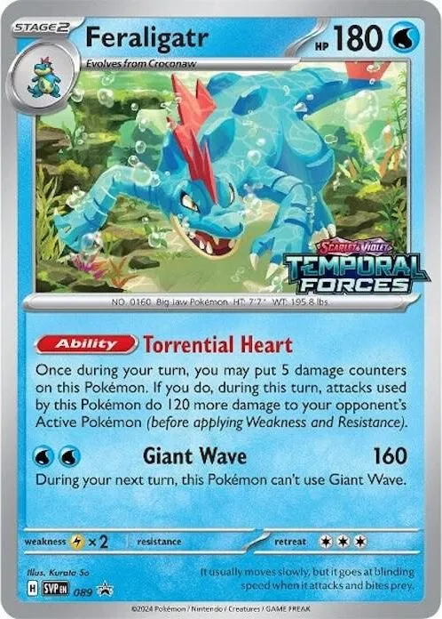 Feraligatr — SV: Scarlet & Violet Promo Cards — Pokemon