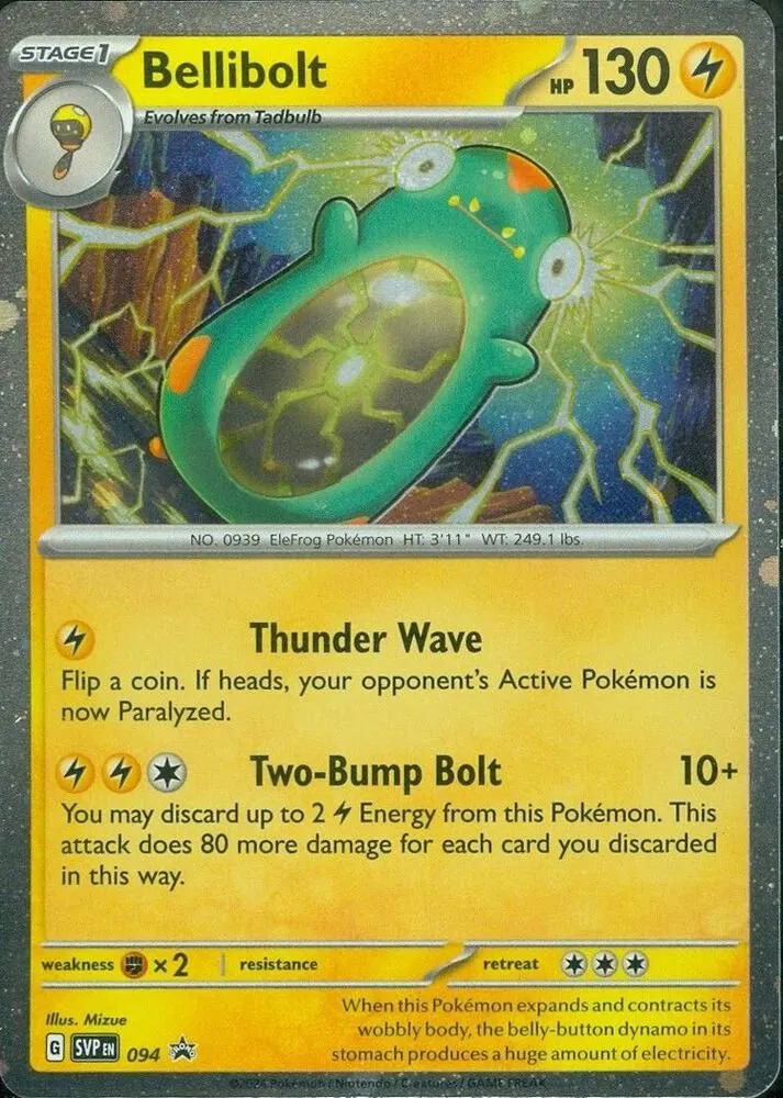 Bellibolt — SV: Scarlet & Violet Promo Cards — Pokémon
