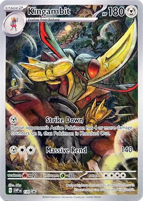 Kingambit from SV: Scarlet & Violet Promo Cards - Pokemon