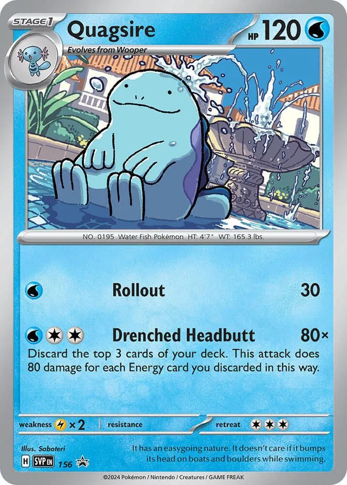 Quagsire — SV: Scarlet & Violet Promo Cards — Pokémon