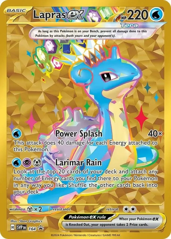 Lapras ex — SV: Scarlet & Violet Promo Cards — Pokémon