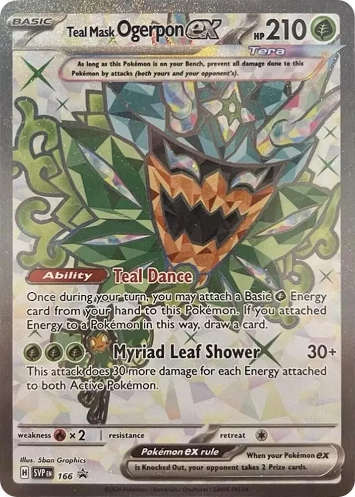 Teal Mask Ogerpon ex — SV: Scarlet & Violet Promo Cards — Pokémon