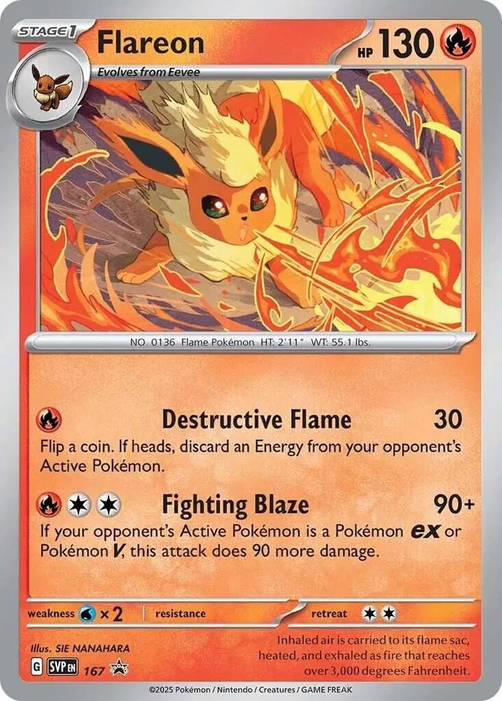 Flareon — SV: Scarlet & Violet Promo Cards — Pokemon