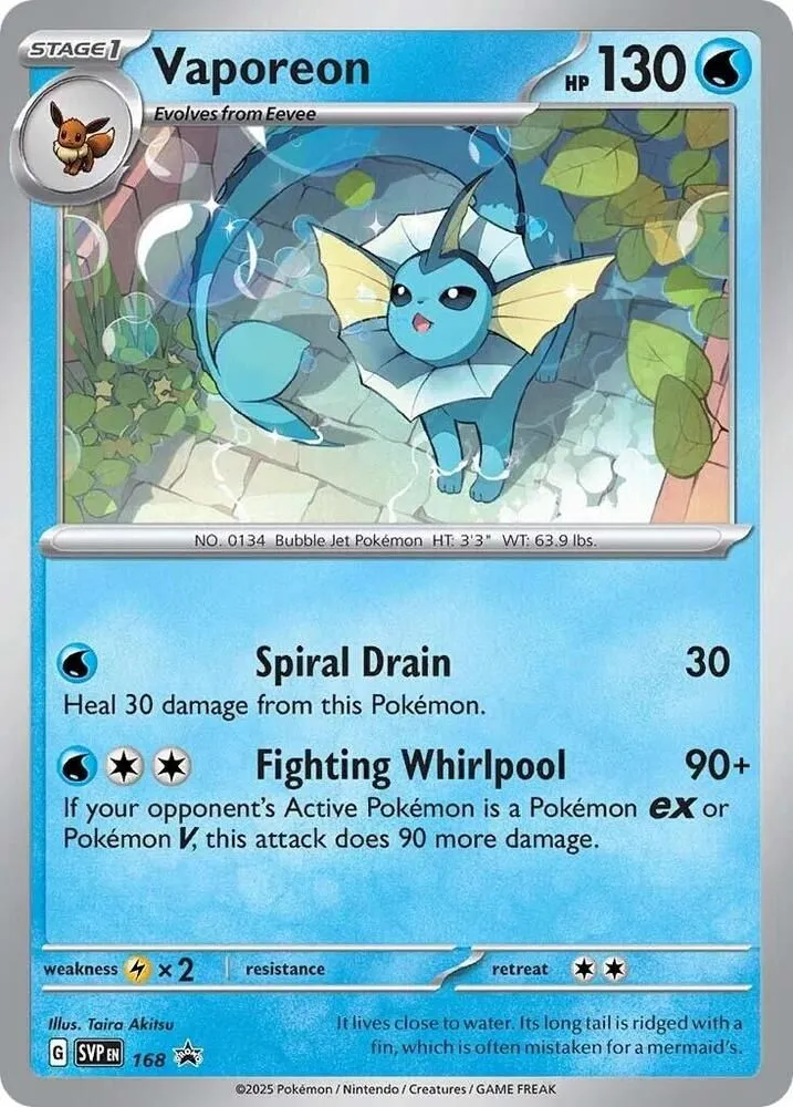 Vaporeon — SV: Scarlet & Violet Promo Cards — Pokemon