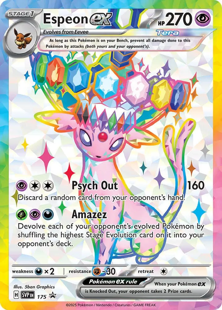 Espeon ex — SV: Scarlet & Violet Promo Cards — Pokemon