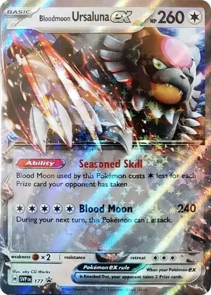 Bloodmoon Ursaluna ex — SV: Scarlet & Violet Promo Cards — Pokémon